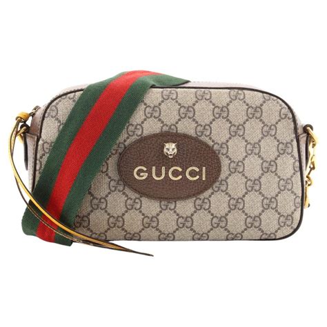 gucci neo vintage camera messenger bag gg coated canvas|Gucci gg supreme Messenger bag.